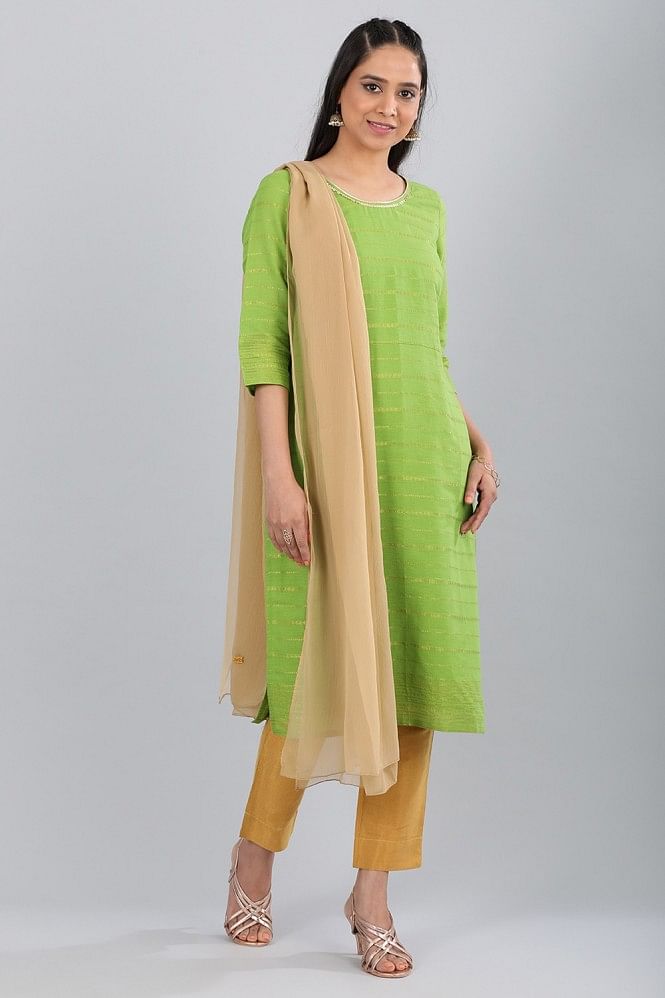 Green kurta