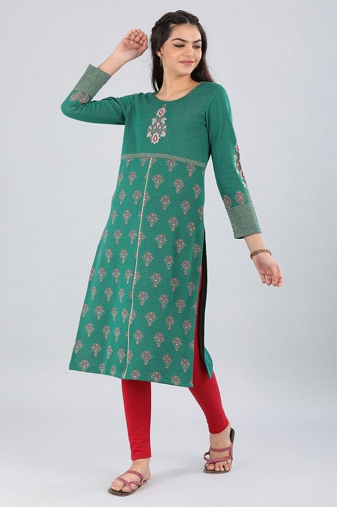 Green kurta