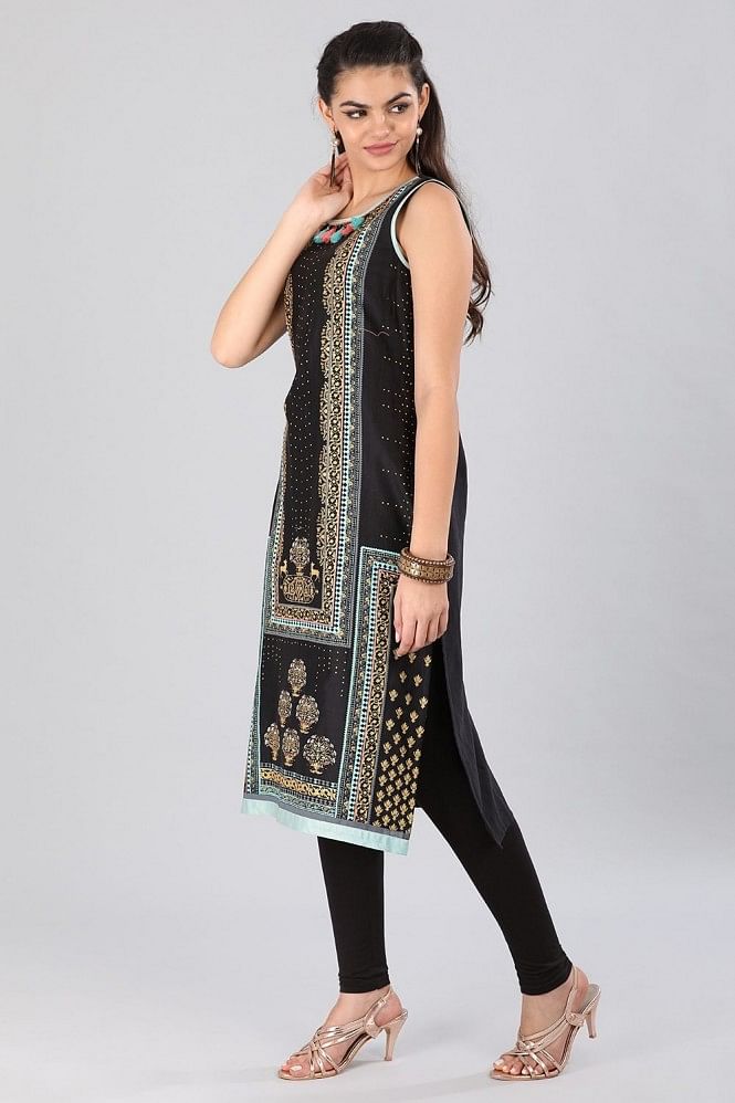 Black kurta Set