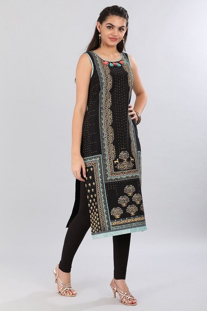 Black kurta Set