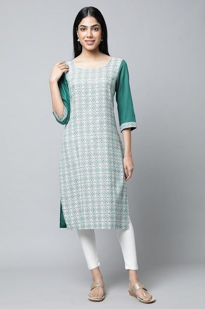 Green Modern Ethnic kurta Set